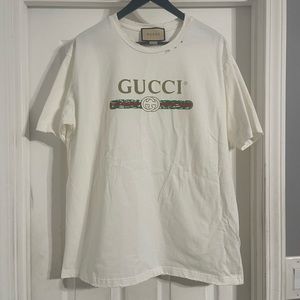 Gucci distressed t-shirt